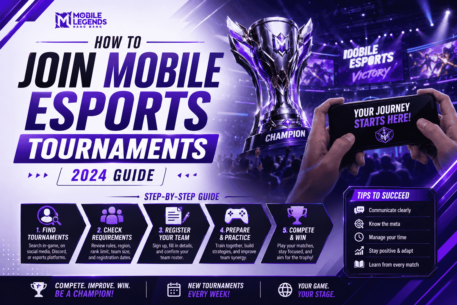How to Join Mobile Esports Tournaments (2024 Guide)